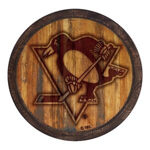 NHL Pittsburgh Penguins Barrel Top Sign